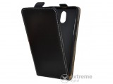 Gigapack mágneses álló bőr tok Lenovo Vibe P1m készülékhez, fekete