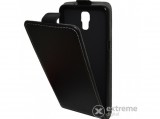 Gigapack mágneses álló műbőr flip tok, LG X Screen (K500n) készülékhez, fekete