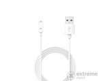 Gigapack mágneses USB töltőkábel, fehér, 1m