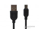 Gigapack MicroUSB adat és töltőkábel, fekete, 100 cm