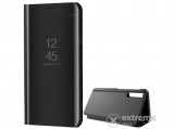 Gigapack Mirror View Case aktív álló flip oldalra nyíló tok Samsung Galaxy A7 SM-A750F készülékhez, fekete