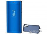 Gigapack Mirror View Case álló, aktív flip tok Huawei P Smart (2021) készülékhez, kék