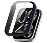 Gigapack Műanyag keret (BUMPER, ütésállóság + kijelzővédő üveg) SÖTÉTKÉK Xiaomi Smart Band 9 Pro