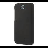 Gigapack Műanyag telefonvédő (gumírozott) FEKETE [HTC Desire 310] (5996457456673) - Telefontok