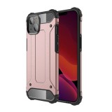 Gigapack műanyag telefonvédő (közepesen ütésálló, Apple iPhone 13 mini szilikon belső, fémhatás) rozéarany