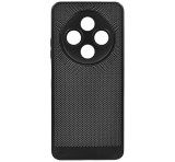 Gigapack Műanyag telefonvédő (légáteresztő, lyukacsos, kameravédő) FEKETE Xiaomi Redmi 14C 4G