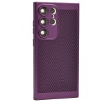 Gigapack Műanyag telefonvédő (légáteresztő, lyukacsos, kameravédő) LILA Samsung Galaxy S24 Ultra (SM-S928)