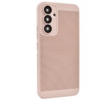 Gigapack Műanyag telefonvédő (légáteresztő, lyukacsos minta, kamera védelem) RÓZSASZÍN Samsung Galaxy A34 5G (SM-A346)