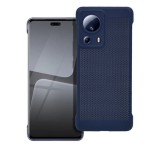 Gigapack Műanyag telefonvédő (légáteresztő, lyukacsos minta, kamera védelem) SÖTÉTKÉK Xiaomi 13 Lite