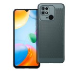 Gigapack Műanyag telefonvédő (légáteresztő, lyukacsos minta, kamera védelem) SÖTÉTZÖLD Xiaomi Redmi 10C