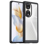 Gigapack Műanyag telefonvédő (szilikon keret, közepesen ütésálló, átlátszó hátlap) FEKETE Honor 90 5G