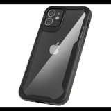 Gigapack Műanyag telefonvédő (szilikon keret, ultravékony, közepesen ütésálló, légpárnás sarok) FEKETE [Apple iPhone 12 mini] (5996591002606) - Telefontok