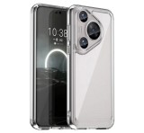 Gigapack Műanyag telefonvédő (szilikon keret, ütésállóság, átlátszó hátlap) ÁTLÁTSZÓ Huawei Pura 70 Pro