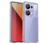Gigapack Műanyag telefonvédő (szilikon keret, ütésállóság, átlátszó hátlap) ÁTLÁTSZÓ Xiaomi Poco M6 Pro LTE, Redmi Note 13 Pro 4G