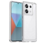 Gigapack Műanyag telefonvédő (szilikon keret, ütésállóság, átlátszó hátlap) ÁTLÁTSZÓ Xiaomi Redmi Note 13 Pro 5G