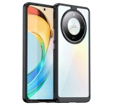 Gigapack Műanyag telefonvédő (szilikon keret, ütésállóság, átlátszó hátlap) FEKETE Honor Magic6 Lite 5G