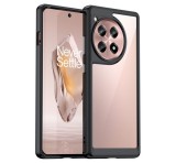 Gigapack Műanyag telefonvédő (szilikon keret, ütésállóság, átlátszó hátlap) FEKETE OnePlus 12R 5g