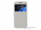 Gigapack műanyag tok (szálcsiszolt minta) Samsung Galaxy S7 (SM-G930) készülékhez, fehér