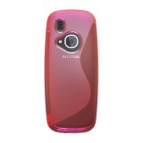 Gigapack Nokia 3310 (2017) szilikon telefonvédő (S-line, rózsaszín)