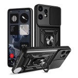 Gigapack Nothing CMF Phone 2 Pro defender szilikon telefonvédő (ütésállóság, tartógyűrű, kameravédő) fekete
