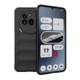 Gigapack Nothing Phone (3a) Pro szilikon telefonvédő (ütésállóság, kameravédő, 3d) fekete