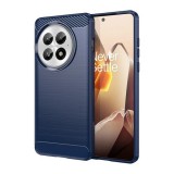 Gigapack OnePlus 13 5G szilikon telefonvédő (ütésállóság, légpárnás sarok, szálcsiszolt, karbon minta) sötétkék