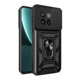 Gigapack OnePlus 13R 5G defender szilikon telefonvédő (ütésállóság, tartógyűrű, kameravédő) fekete