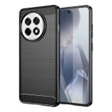 Gigapack OnePlus 13R 5G szilikon telefonvédő (ütésállóság, légpárnás sarok, szálcsiszolt, karbon minta) fekete