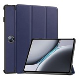 Gigapack OnePlus Pad 2 tok álló, bőr hatású (aktív flip, trifold, asztali tartó) sötétkék