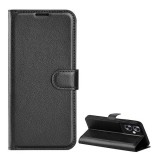 Gigapack Oppo A79 5G tok álló, bőr hatású (flip, oldalra nyíló, asztali tartó, prémium) fekete