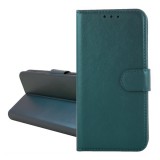 Gigapack Oppo A79 tok álló, bőr hatású (flip, oldalra nyíló, kártyazseb, asztali tartó) sötétzöld