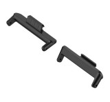 Gigapack Óraszíj csatlakozó adapter (egyedi méret, 1 pár, átalakító, fém, 20mm) FEKETE Huawei Watch Fit 3