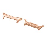 Gigapack Óraszíj csatlakozó adapter (egyedi méret, 1 pár, átalakító, fém, 22mm) ROZÉARANY Samsung Galaxy Watch Ultra eSIM 47mm (SM-L705)