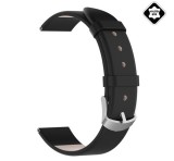 Gigapack Pótszíj (egyedi méret, 18 mm, valódi bőr) FEKETE Huawei Watch, Huawei Watch Fit, Garmin Venu 2S