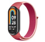 Gigapack Pótszíj (egyedi méret, nylon, tépőzáras, légáteresztő) RÓSZASZÍN Xiaomi Smart Band 9, Band 8
