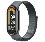 Gigapack Pótszíj (egyedi méret, nylon, tépőzáras, légáteresztő) VILÁGOSSZÜRKE Xiaomi Smart Band 9, Band 8