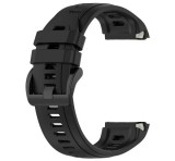 Gigapack Pótszíj (egyedi méret, szilikon, dupla bújtató) FEKETE Garmin Approach S70 (42mm)