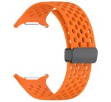 Gigapack Pótszíj (egyedi méret, szilikon, lyukacsos, légáteresztő) NARANCSSÁRGA Samsung Galaxy Watch Ultra eSIM 47mm (SM-L705)