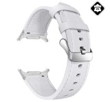 Gigapack Pótszíj (egyedi méret, valódi bőr) FEHÉR Samsung Galaxy Watch Ultra eSIM 47mm (SM-L705)