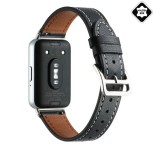 Gigapack Pótszíj (egyedi méret, valódi bőr) FEKETE Samsung Galaxy Fit 3