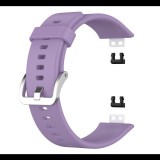 Gigapack Pótszíj (szilikon, állítható, 20 mm) LILA [Huawei Watch Fit] (5996591084367) - Szíj