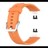 Gigapack Pótszíj (szilikon, állítható, 20 mm) NARANCS [Huawei Watch Fit] (5996591084299) - Szíj
