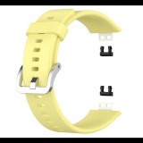 Gigapack Pótszíj (szilikon, állítható, 20 mm) SÁRGA [Huawei Watch Fit] (5996591084343) - Szíj