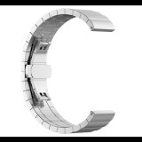 Gigapack Pótszíj (univerzális, 20 mm, rozsdamentes acél, állítható, speciális pillangó csat) EZÜST [Realme Watch] (5996457731329) - Szíj