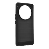 Gigapack Realme 14 Pro Plus szilikon telefonvédő (ütésállóság, légpárnás sarok, szálcsiszolt, karbon minta) fekete