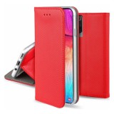 Gigapack Samsung Galaxy A03 (SM-A035) tok álló, bőr hatású (flip, asztali tartó funkció, rombusz minta) piros