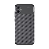 Gigapack Samsung Galaxy A05 (SM-A055F) szilikon telefonvédő (ütésállóság, légpárnás sarok, karbon minta) fekete