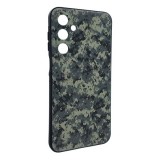 Gigapack Samsung Galaxy A16 5G (SM-A166)  szilikon telefonvédő (ütésállóság, kameravédő, terep minta) sötétzöld