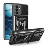 Gigapack Samsung Galaxy A17 5G (SM-A176) defender szilikon telefonvédő (ütésállóság, tartógyűrű, kameravédő) fekete