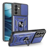 Gigapack Samsung Galaxy A26 5G (SM-A266) defender szilikon telefonvédő (ütésállóság, tartógyűrű, kameravédő) sötétkék